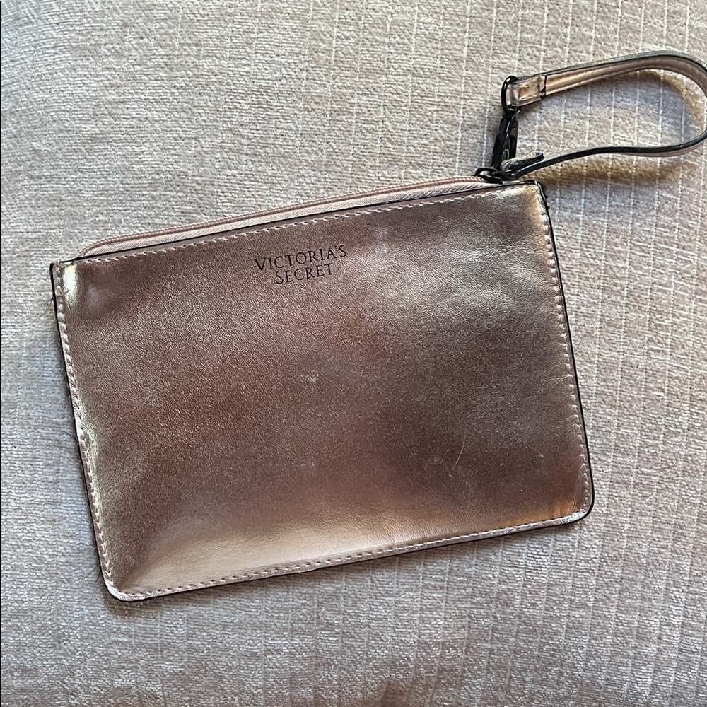 Victoria's Secret Shimmering Gold Wristlet